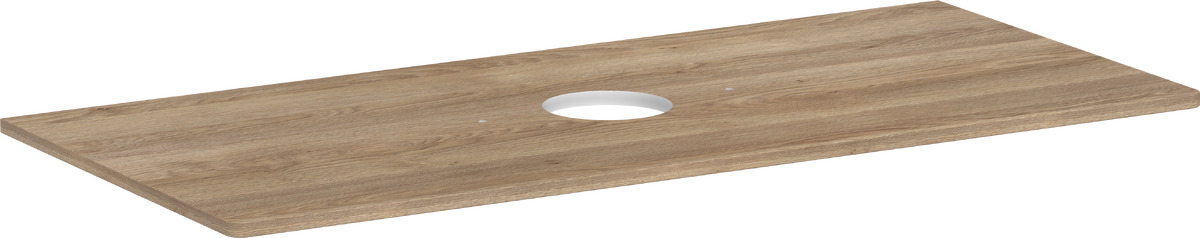 Darmowa Dostawa - Blat naszafkowy 118x55 cm dąb Hansgrohe Xelu Q 54115230