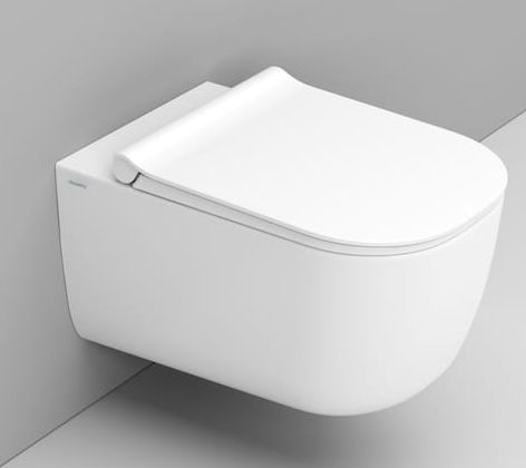 Darmowa Dostawa - Miska WC wisząca bez kołnierza biały mat Ceramica Dolomite Mirto D462541