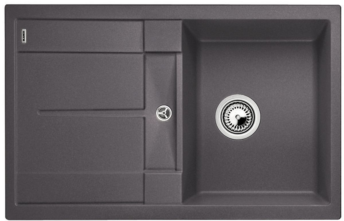 Darmowa Dostawa - Zlewozmywak granitowy 78x50 cm szary/grafitowy/onyx Blanco Metra 45 S 518869