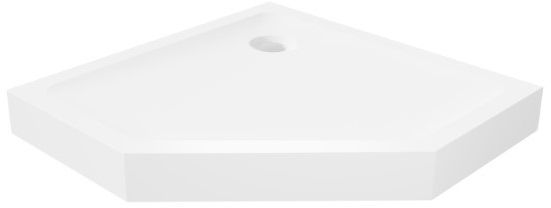 Darmowa Dostawa - Brodzik pięciokątny 90x90 cm biały New Trendy Mild B0603