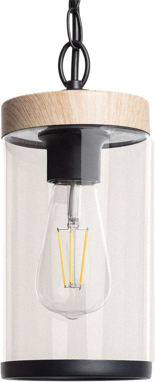 Darmowa Dostawa - Lampa wisząca 1x28 W drewno Abruzzo Finto ABRLWZIP44D