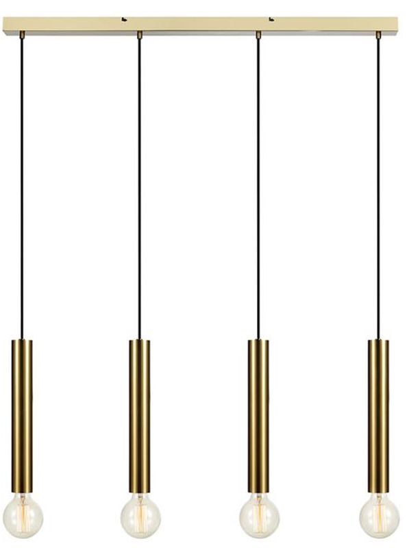 Darmowa Dostawa - Lampa wisząca 4x40 W mosiądz Markslöjd Sencillo 108263