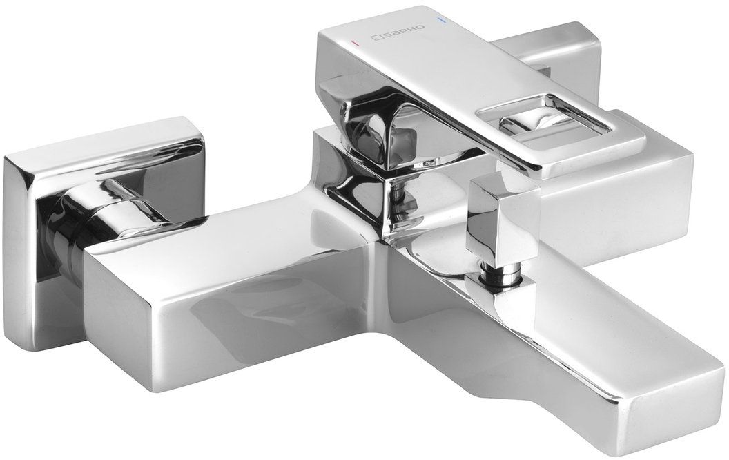 Darmowa Dostawa - Bateria wannowo-prysznicowa ścienna chrom Sapho Forata FT010