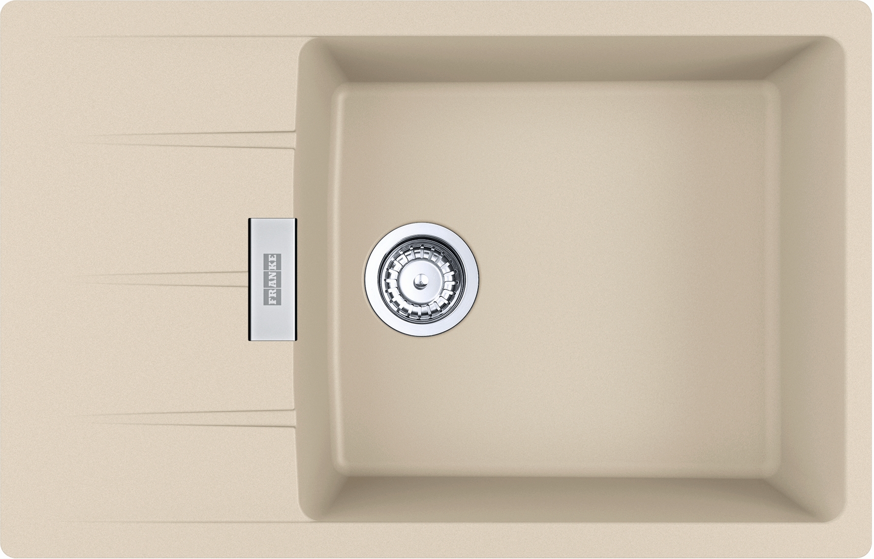 Darmowa Dostawa - Zlewozmywak granitowy 78x50 cm beżowy Franke Centro 1140687324