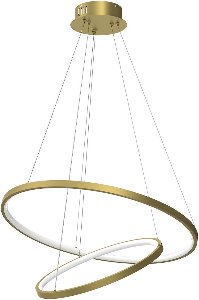 Darmowa Dostawa - Lampa wisząca 1x51 W złota Milagro Hoop ML1546