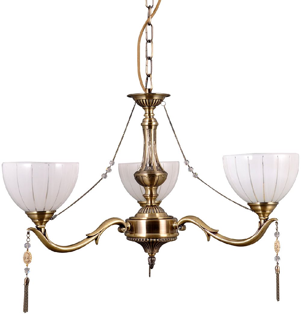 Darmowa Dostawa - Lampa wisząca 3x60 W złota Italux Baxio MD384453