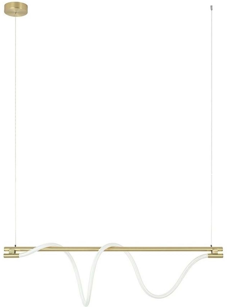 Darmowa Dostawa - Lampa wisząca 1x22.4 W biała-złota Moosee Serpiente MSE010100178