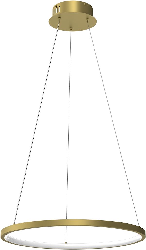 Darmowa Dostawa - Lampa wisząca 1x27 W złota Milagro Hoop ML1545