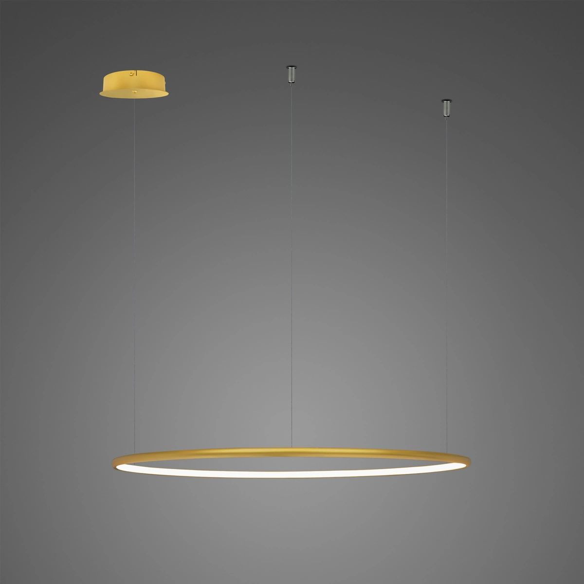Darmowa Dostawa - Lampa wisząca 1x30 W złota Altavola Design Ledowe Okręgi LA073CO80in2700kgold