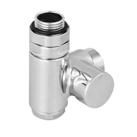 Darmowa Dostawa - Zawór zespolony zintegrowany z trójnikiem czarny Terma TGZOCM005