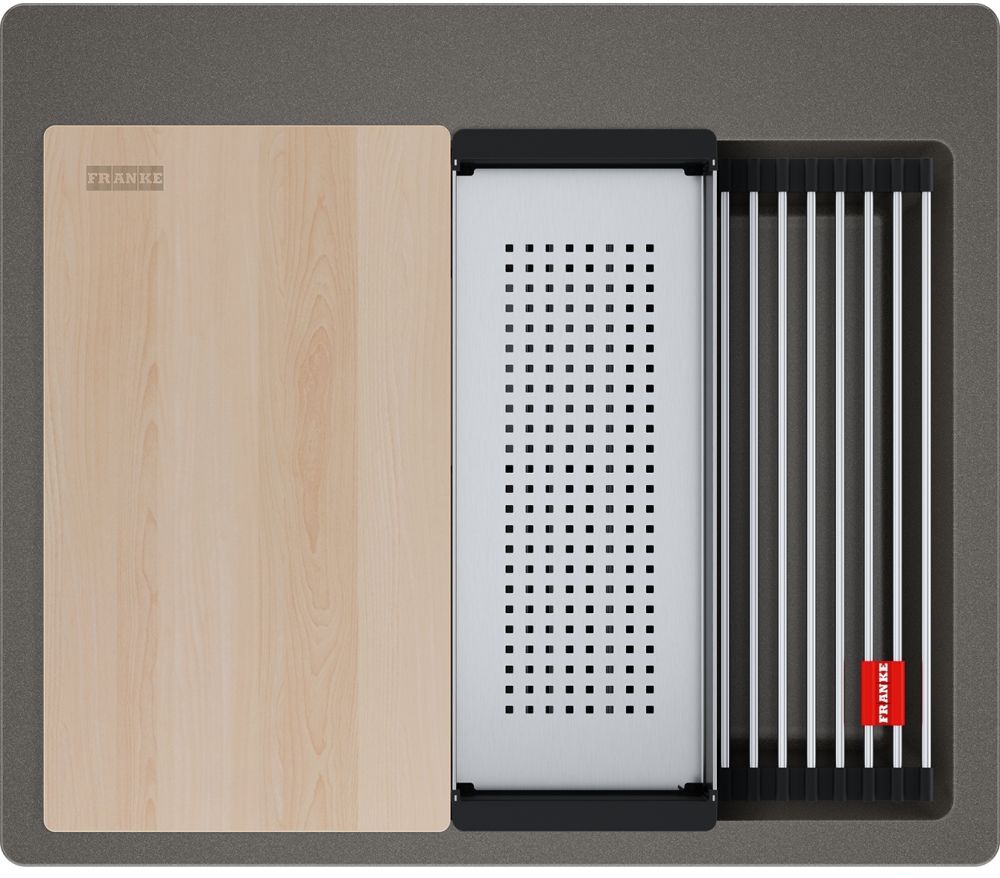 Darmowa Dostawa - Zlewozmywak granitowy 59x51 cm szary/grafitowy/onyx Franke Kanon 1140749633