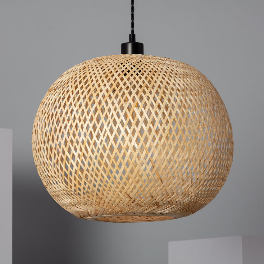 Darmowa Dostawa - Lampa wisząca 1x40 W drewno Abruzzo Boho ABRNLW28BHE27