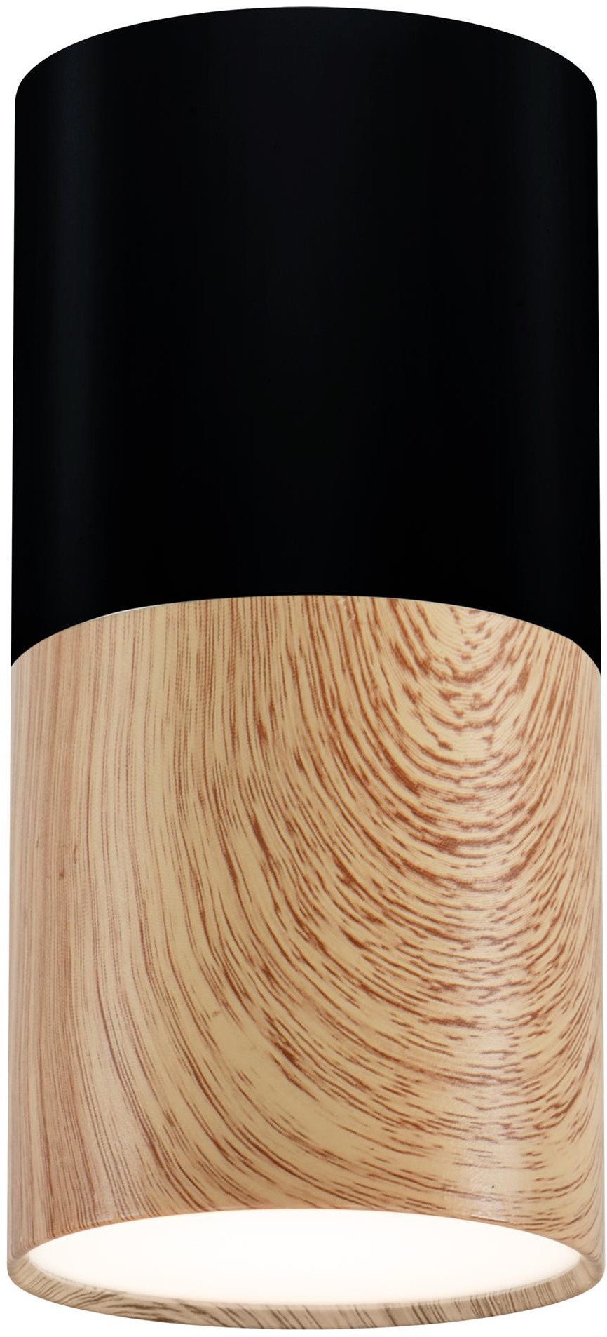 Darmowa Dostawa - Lampa podsufitowa 1x15 W czarna-drewno Candellux Tuba 2282862