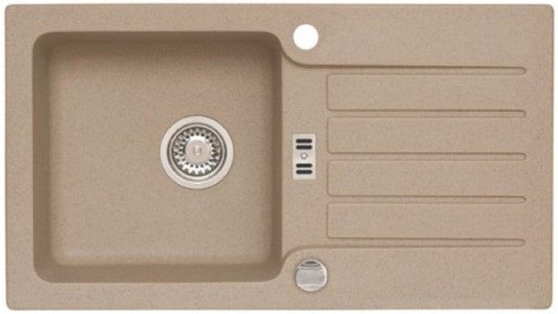 Darmowa Dostawa - Zlewozmywak granitowy 77x43 cm beżowy Alveus Galapagos 1513055