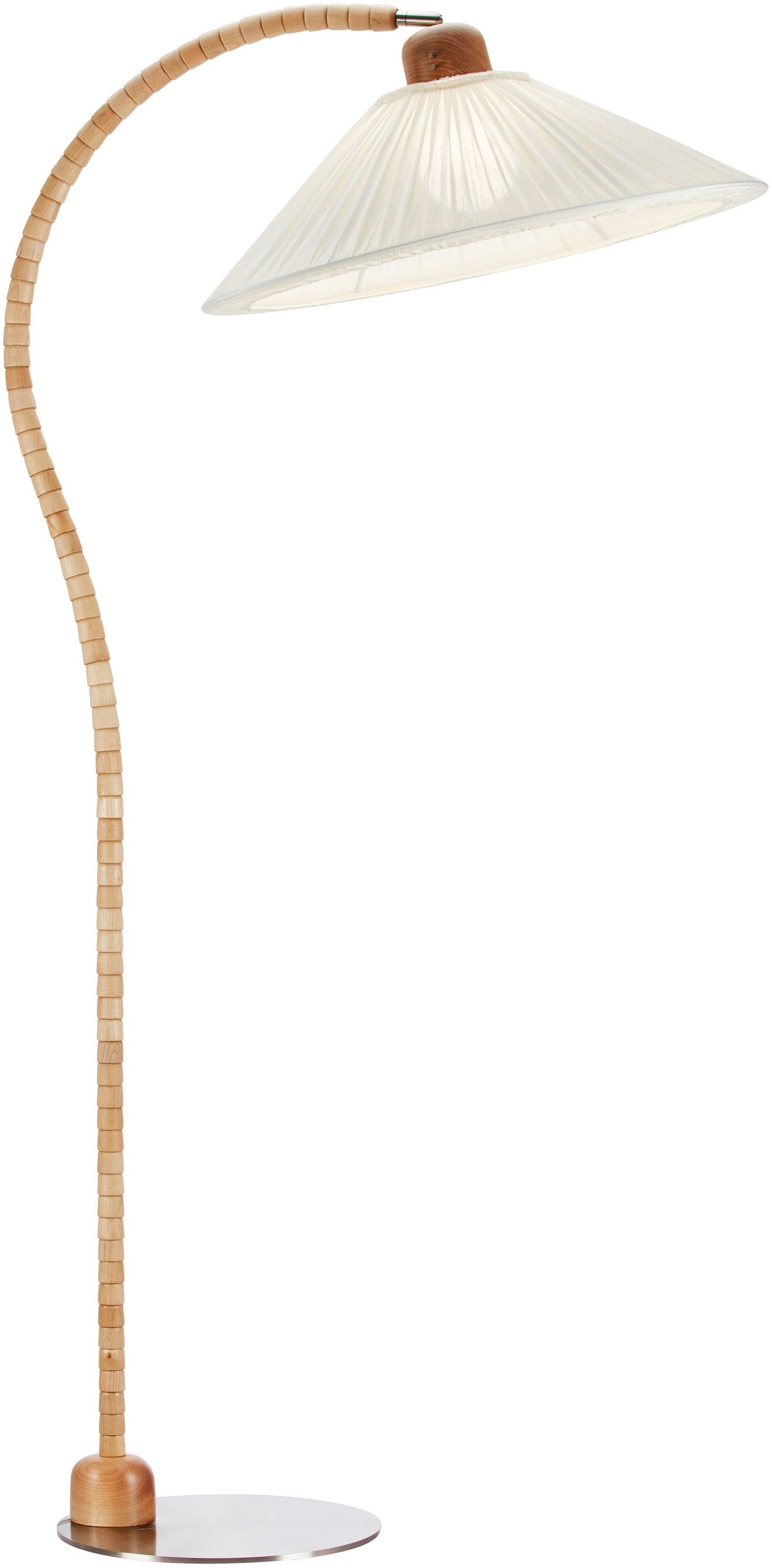 Darmowa Dostawa - Lampa stojąca 1x40 W biała-drewno Markslöjd Esset 109189