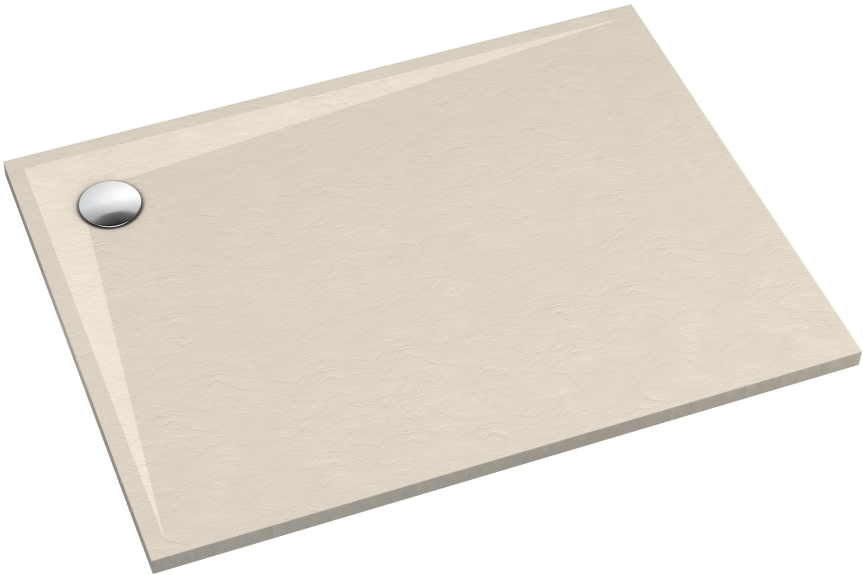 Darmowa Dostawa - Brodzik prostokątny 100x70 cm beżowy Schedline Libra Cashmere Stone 3SPL1P70100PKST