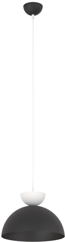 Darmowa Dostawa - Lampa wisząca 1x12 W biała-czarna Emibig Lunaro 14721S