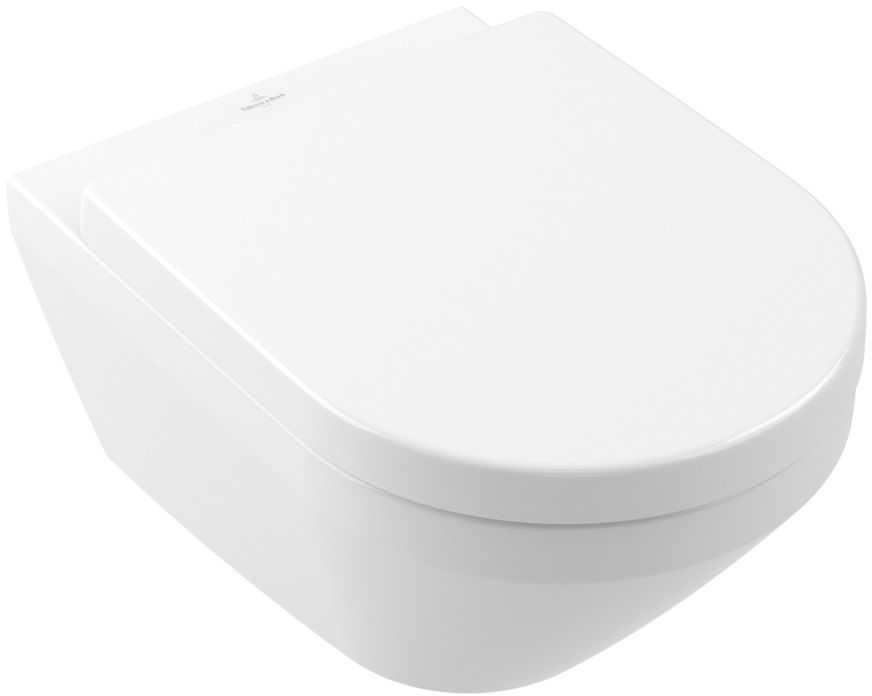 Darmowa Dostawa - Miska WC wisząca bez kołnierza ze spłukiwaniem wirowym biały połysk Villeroy & Boch Architectura 4694C0R1