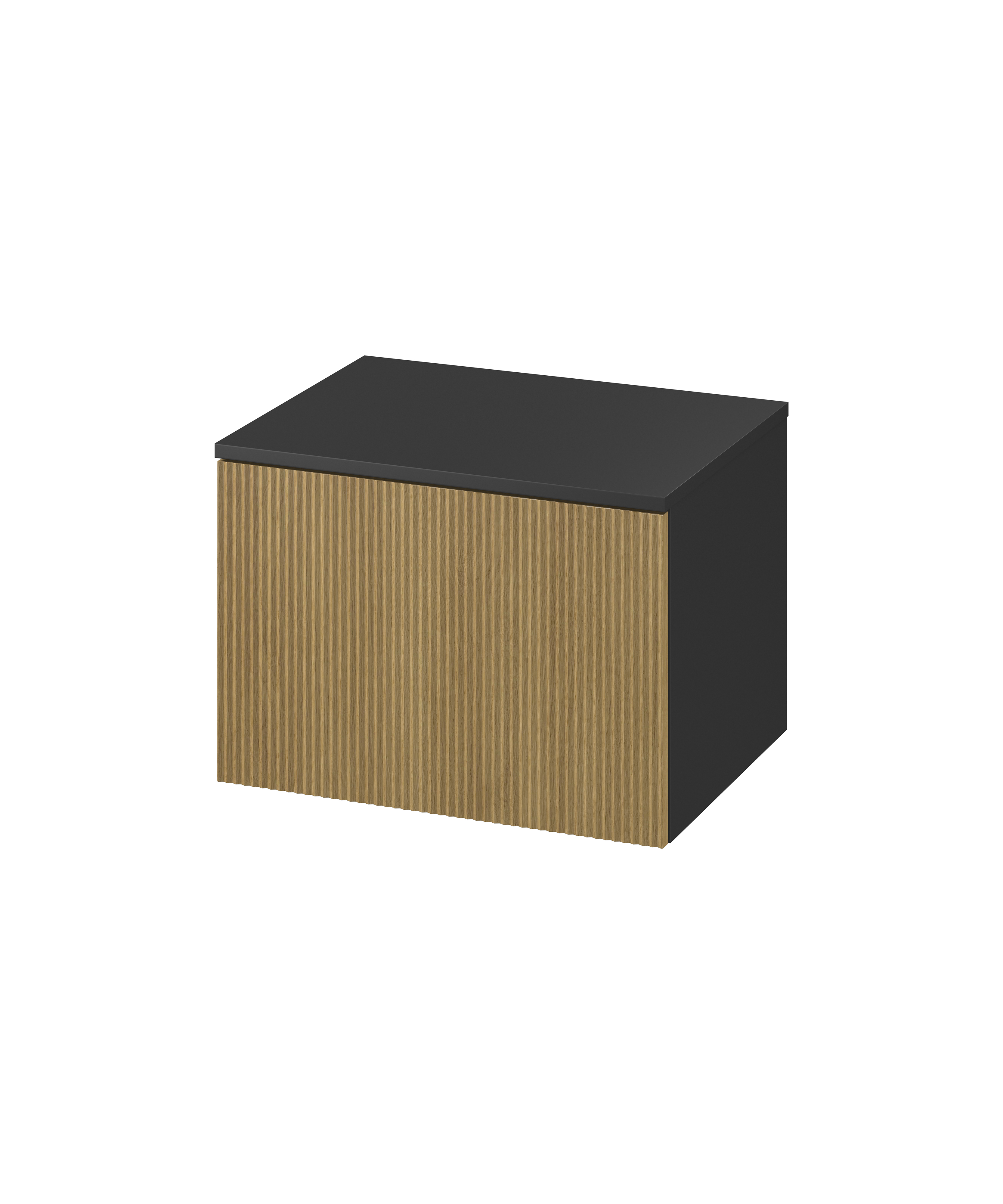 Darmowa Dostawa - Szafka z blatem 59.8x45x42.1 cm podumywalkowa wisząca antracyt Meissen Keramik Werta S1005008