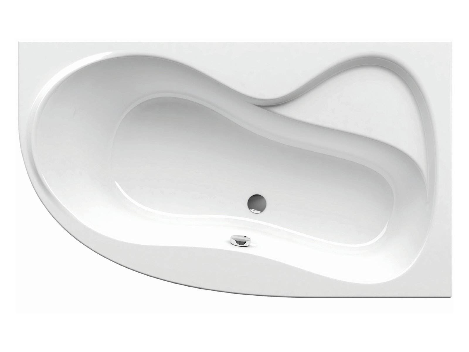 Darmowa Dostawa - Wanna narożna 160x95 cm prawa biała Ravak Rosa 95 C581000000