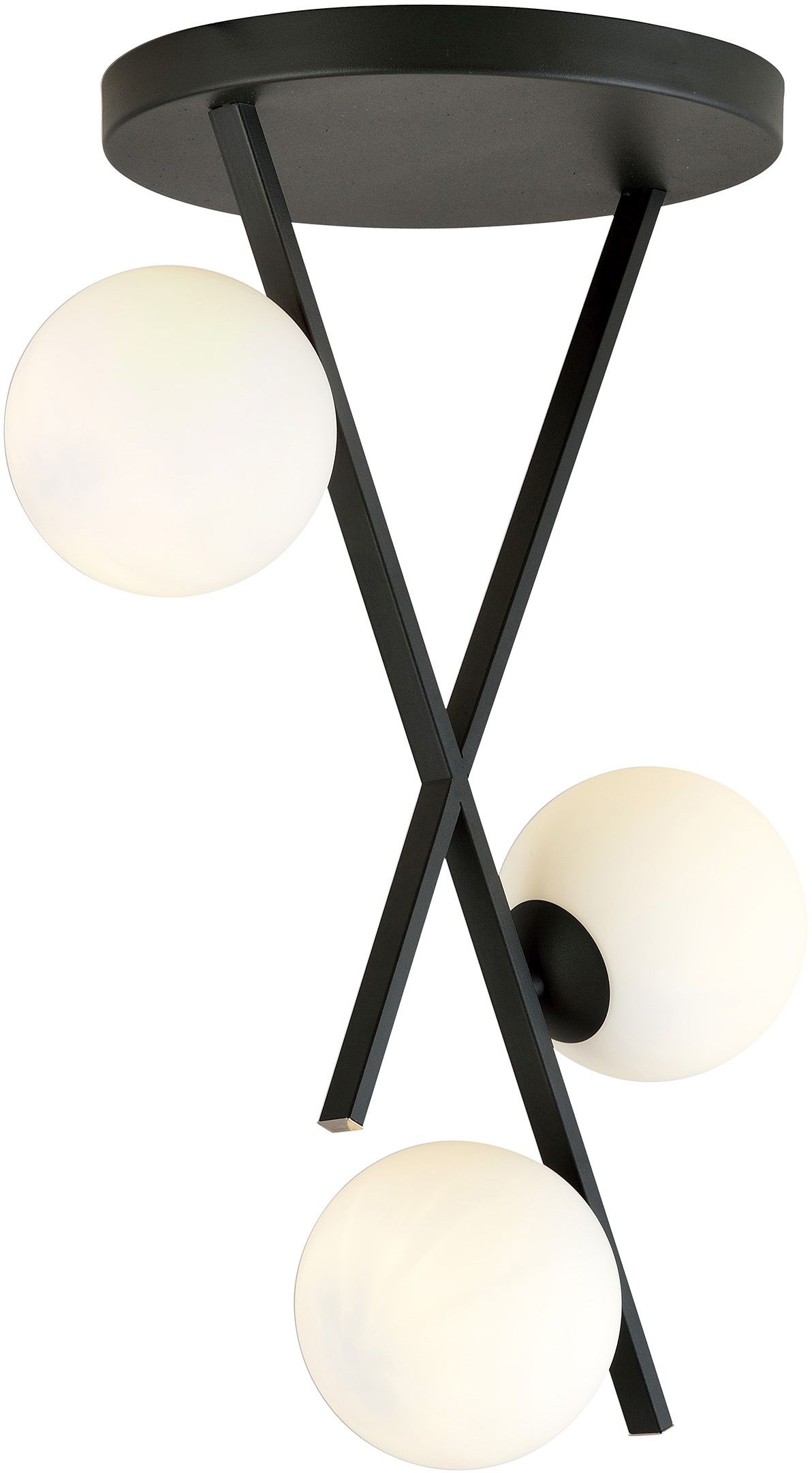 Darmowa Dostawa - Lampa podsufitowa 3x10 W biała-czarna Emibig River 11943