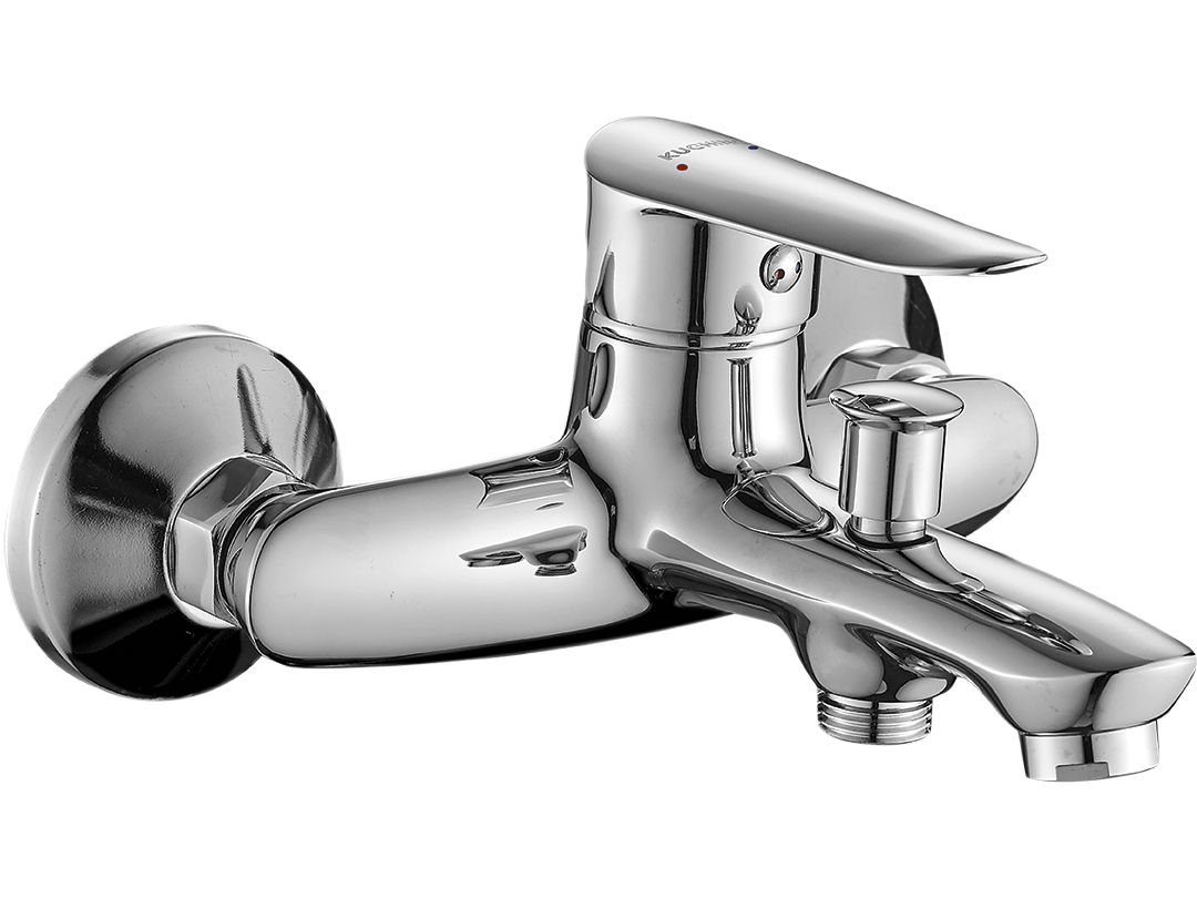 Darmowa Dostawa - Bateria wannowo-prysznicowa ścienna chrom Kuchinox Cento BKC010D