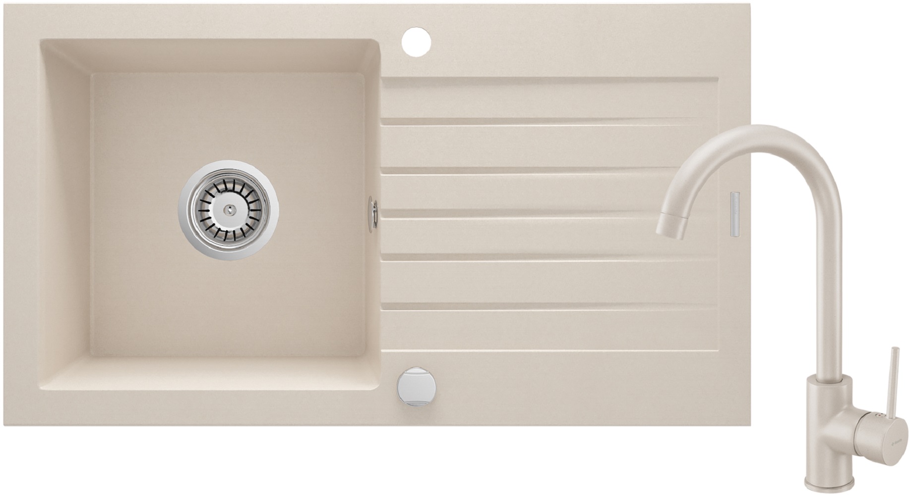 Darmowa Dostawa - Zlewozmywak z baterią Deante Zorba ZQZV5113