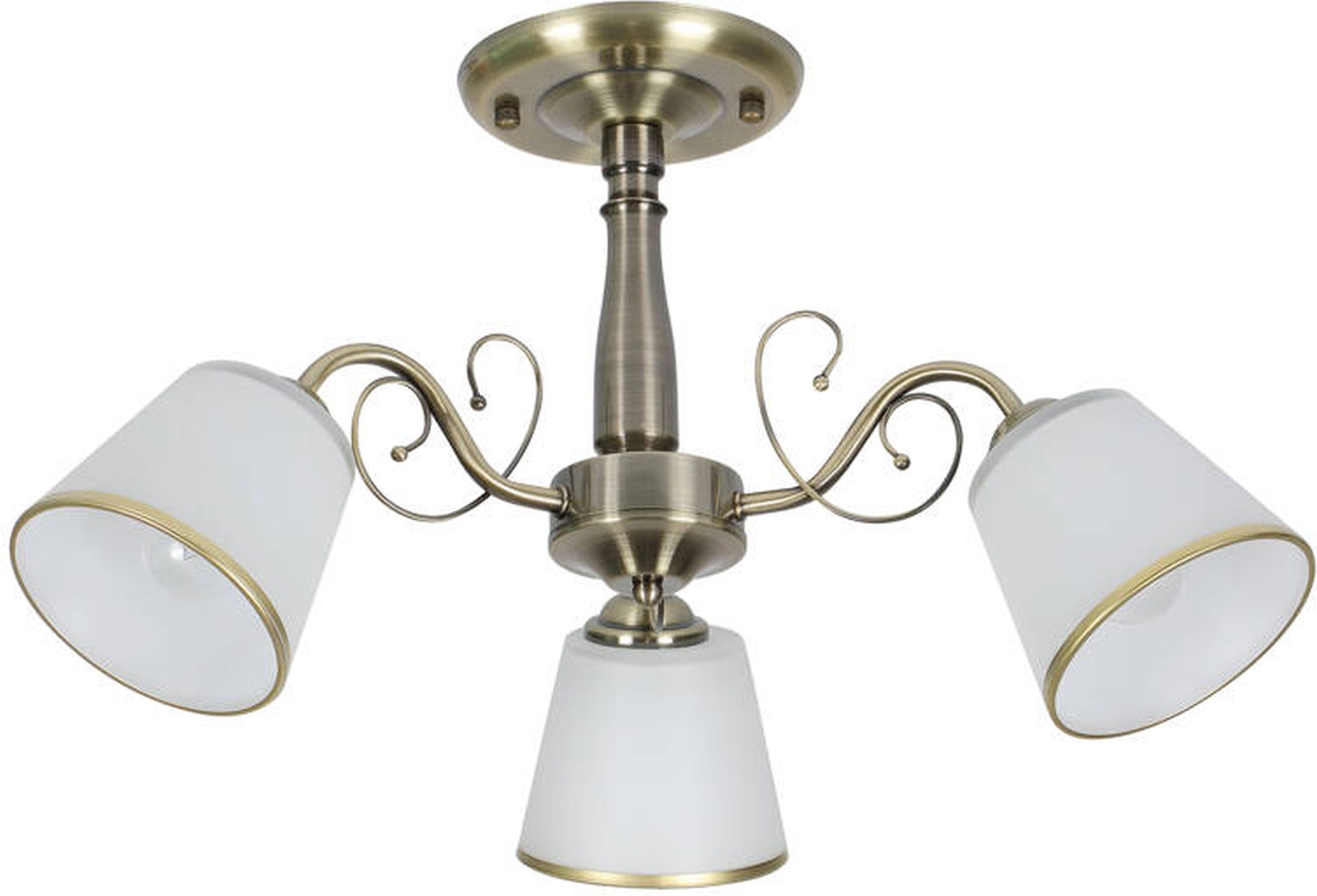 Darmowa Dostawa - Lampa podsufitowa 3x40 W biała Candellux Losanna 3326590