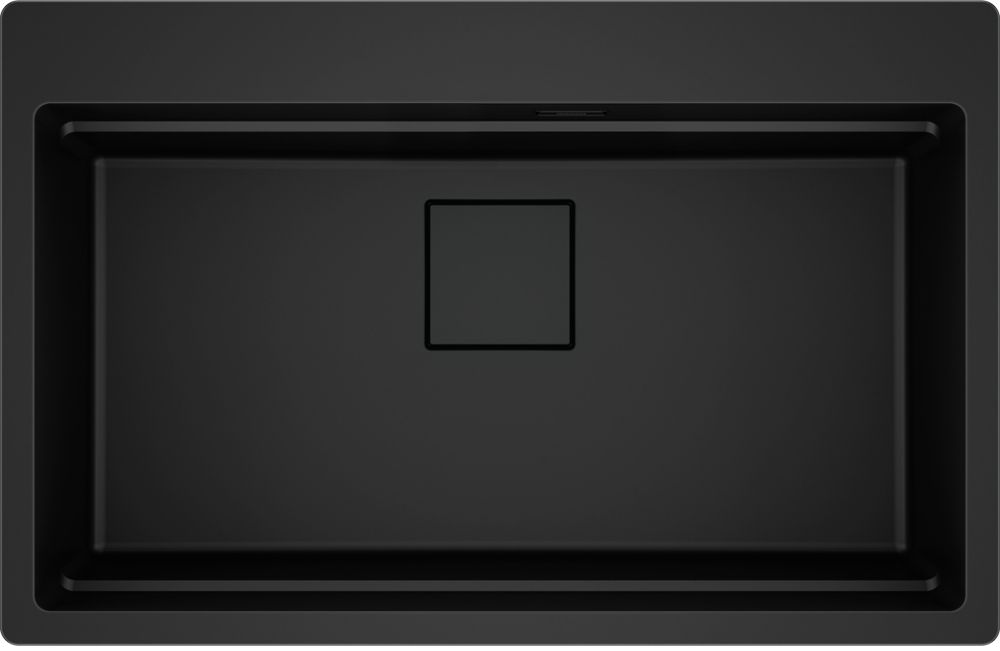 Darmowa Dostawa - Zlewozmywak granitowy 79x51 cm czarny Franke Kanon 1140749642