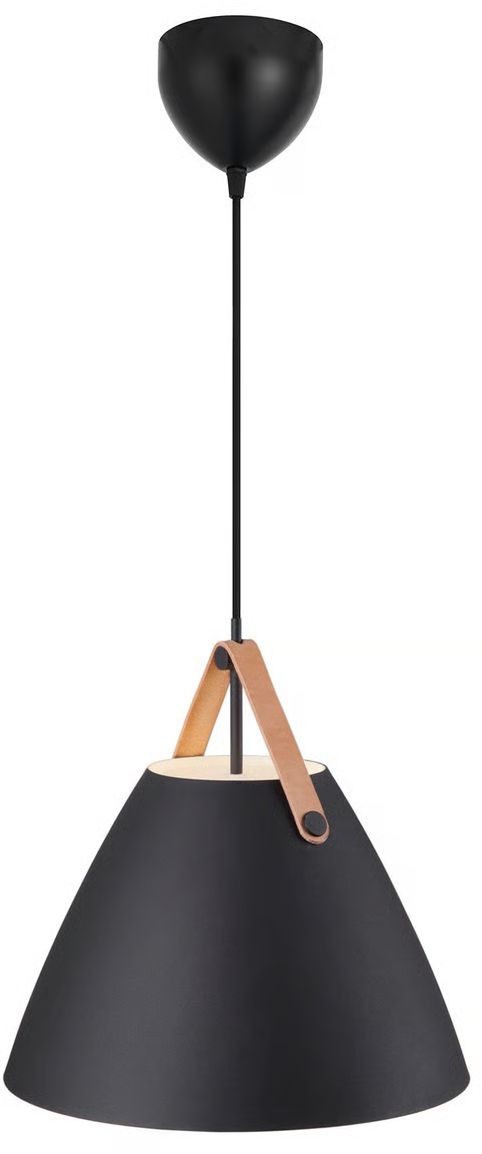 Darmowa Dostawa - Lampa wisząca 1x40 W czarna Nordlux Strap 84343003