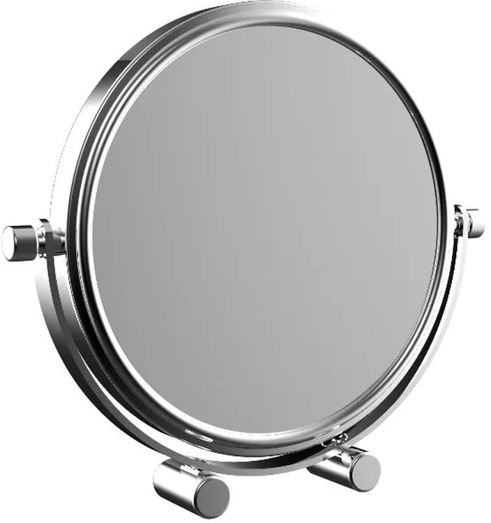 Darmowa Dostawa - Lusterko kosmetyczne 12.6x12.6 cm okrągłe chrom Emco Pure 109400132