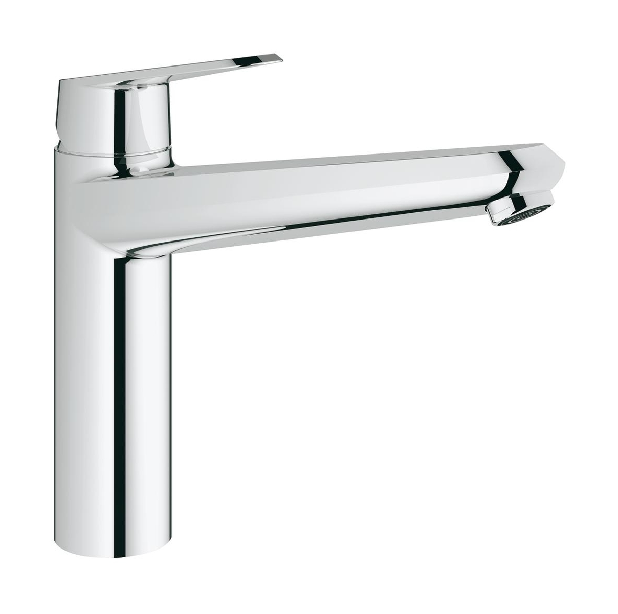 Darmowa Dostawa - Bateria kuchenna stojąca starlight chrome Grohe Eurodisc Cosmopolitan 33770002