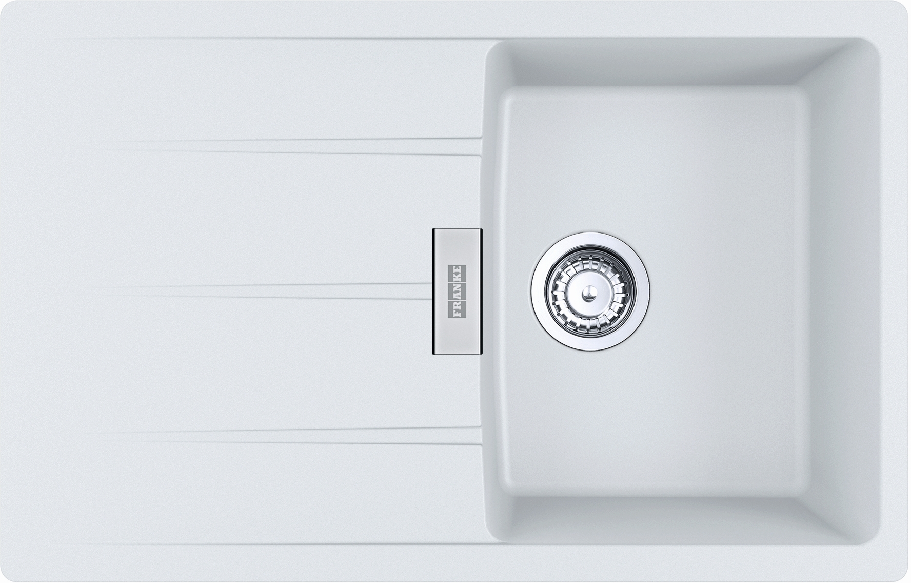 Darmowa Dostawa - Zlewozmywak granitowy 78x50 cm biały Franke Centro 1140687317