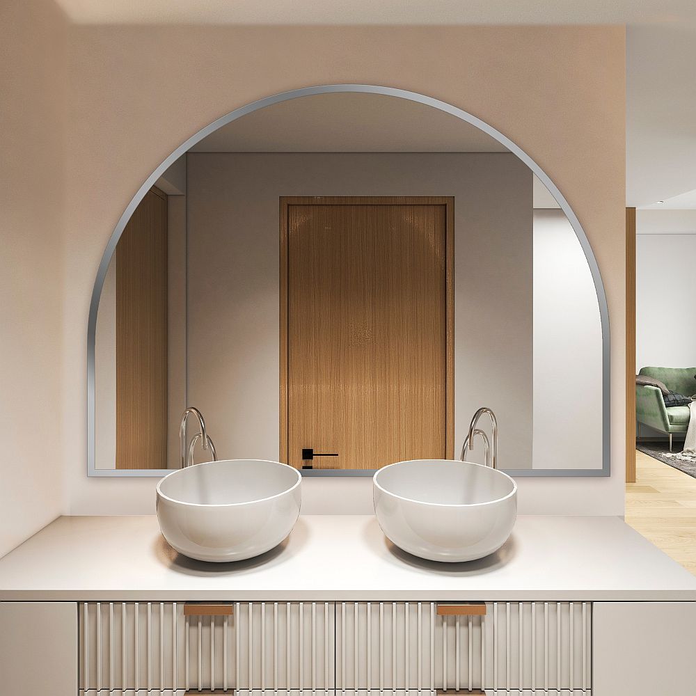 Darmowa Dostawa - Lustro 100x70 cm srebrny Guarda Musa FORMUSSREBRNY100X70