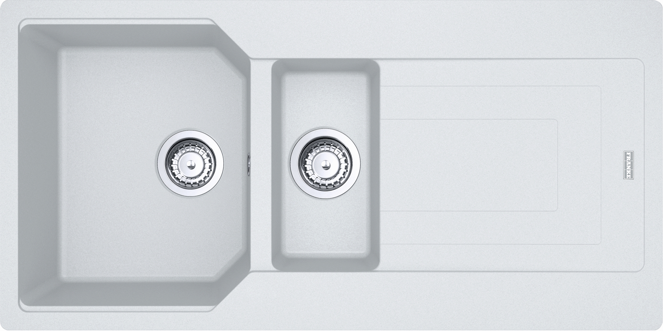 Darmowa Dostawa - Zlewozmywak granitowy 100x50 cm biały Franke Urban 1140687302