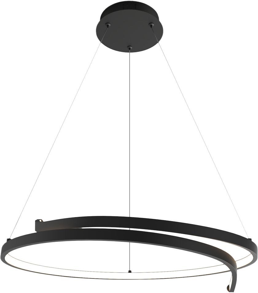 Darmowa Dostawa - Lampa wisząca 1x35 W czarna Milagro Lorenzo ML1583