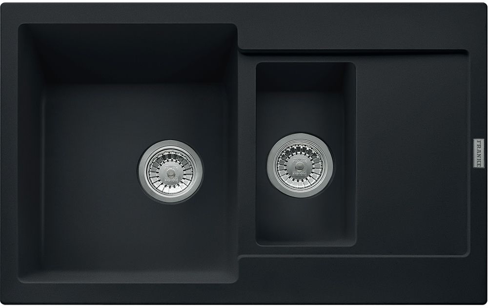 Darmowa Dostawa - Zlewozmywak granitowy 78x50 cm czarny Franke Maris 1140675991