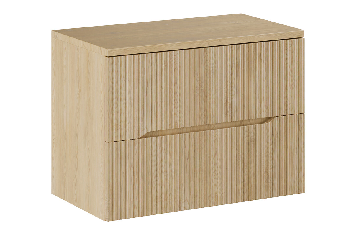 Darmowa Dostawa - Szafka z blatem 80x46x cm podumywalkowa wisząca dąb Comad Nordic Cremona SETNCBCREMONA80CM