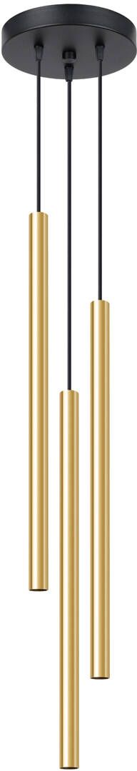 Darmowa Dostawa - Lampa wisząca 3x8 W czarna Sollux Lighting Pastelo SL1197