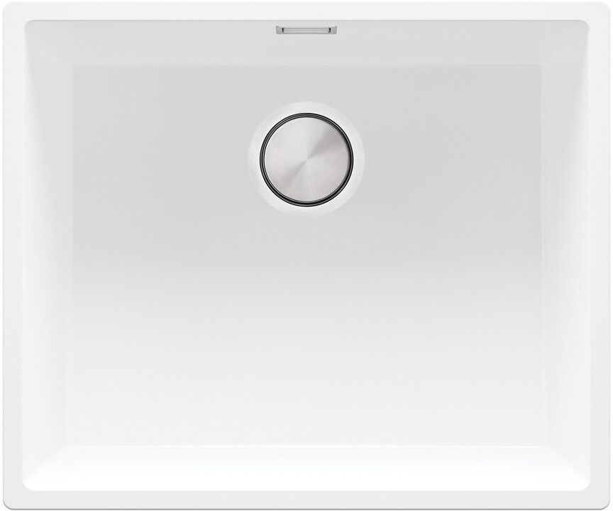 Darmowa Dostawa - Zlewozmywak granitowy 52x43 cm biały Primagran Londyn ML6KWX0#P