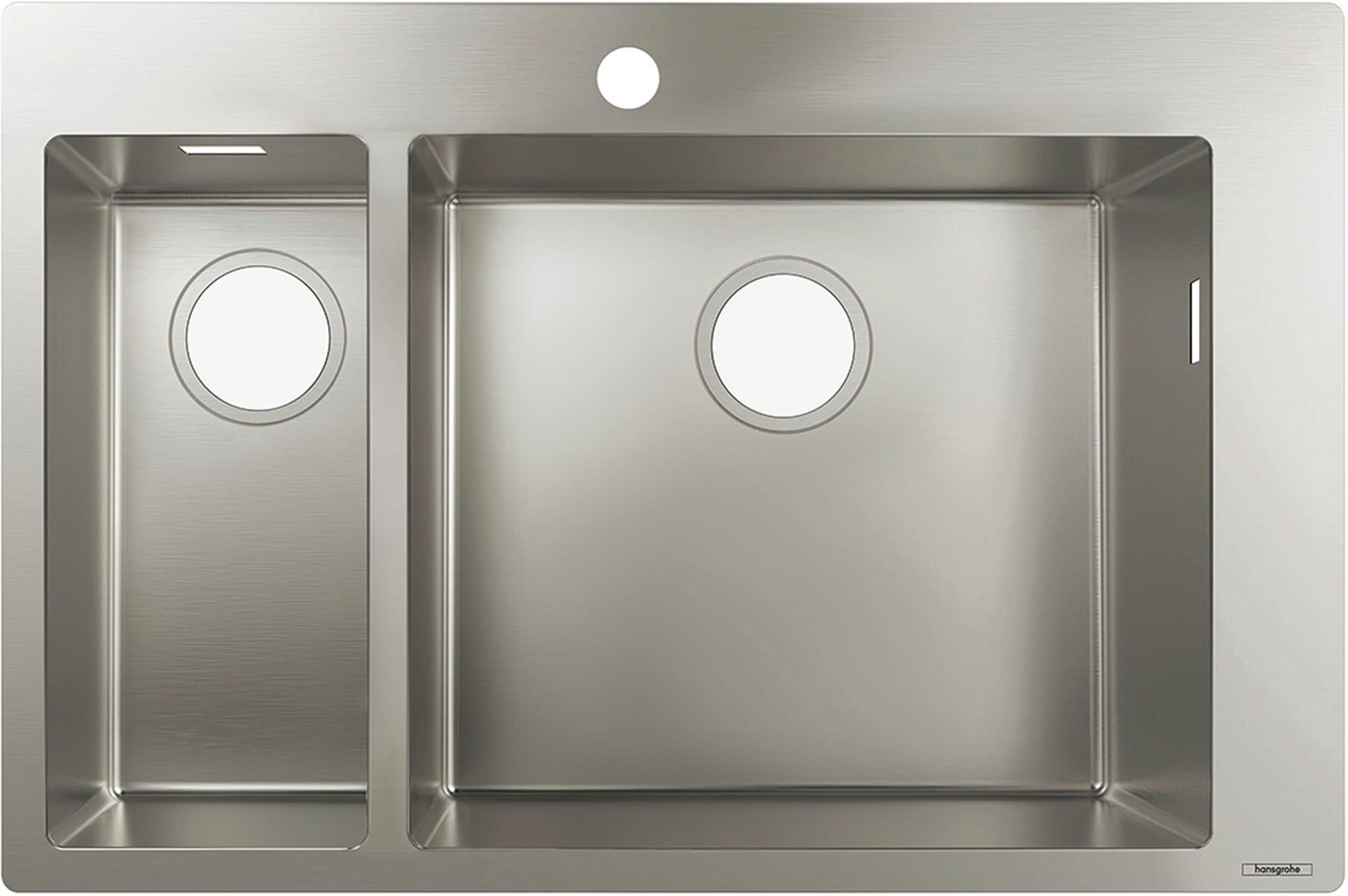 Darmowa Dostawa - Zlewozmywak stalowy 75.5x50 cm Hansgrohe ShowerTablet 43309800