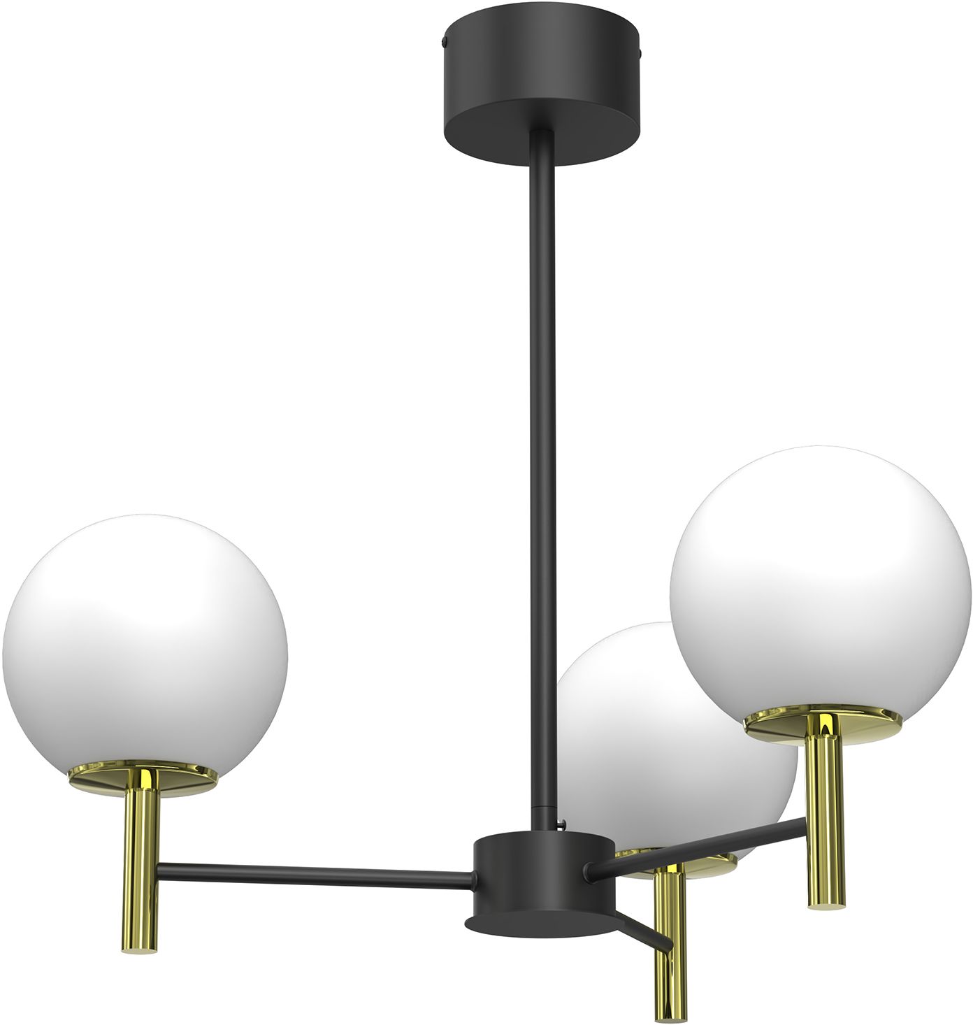 Darmowa Dostawa - Lampa wisząca 3x15 W biała-czarna Luminex Awinion 1653