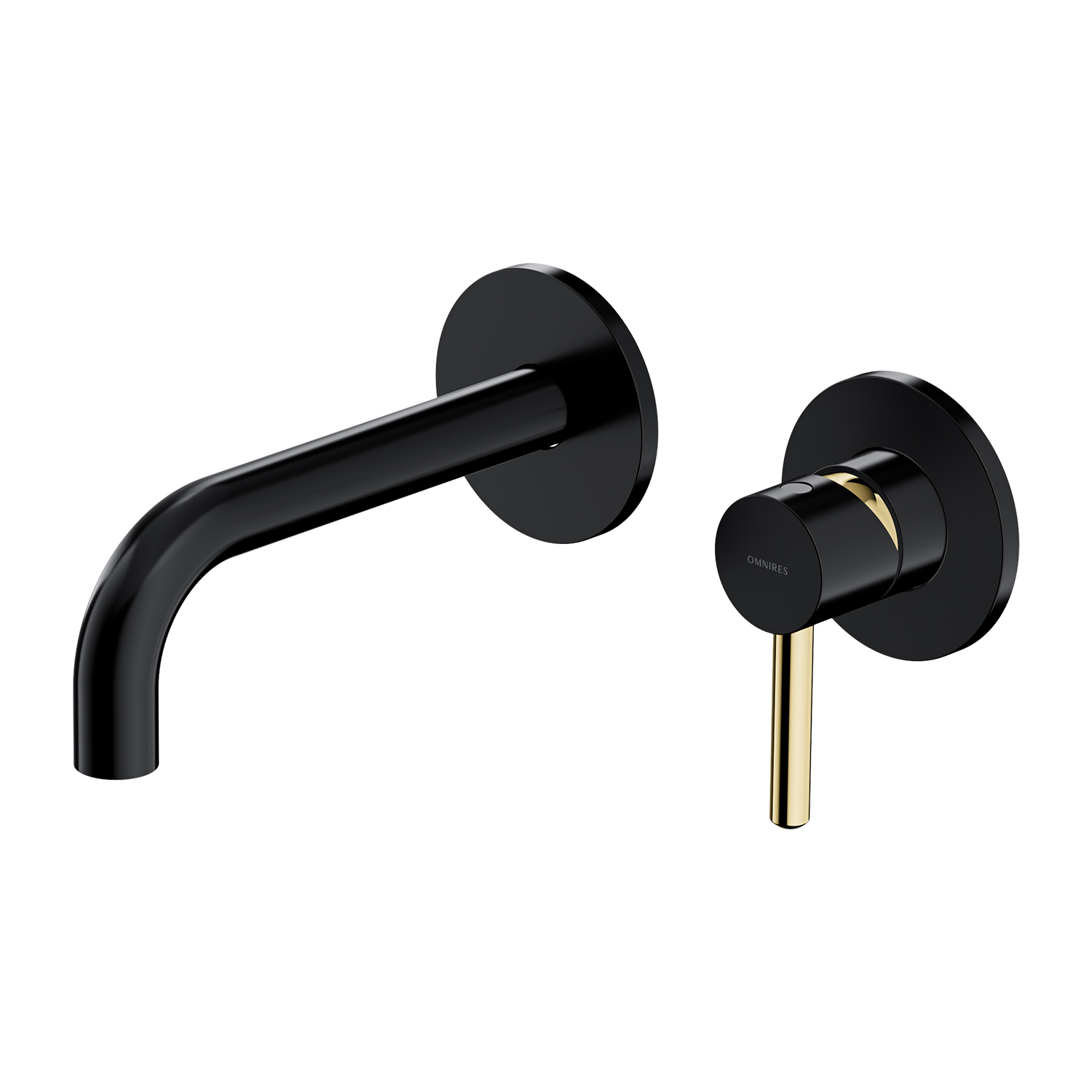 Darmowa Dostawa - Bateria umywalkowa podtynkowa czarna-złota Omnires Y Y1215HBLGL