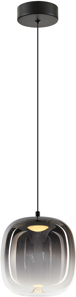 Darmowa Dostawa - Lampa wisząca 1x4 W czarna-przydymiona Milagro Vaso ML1400
