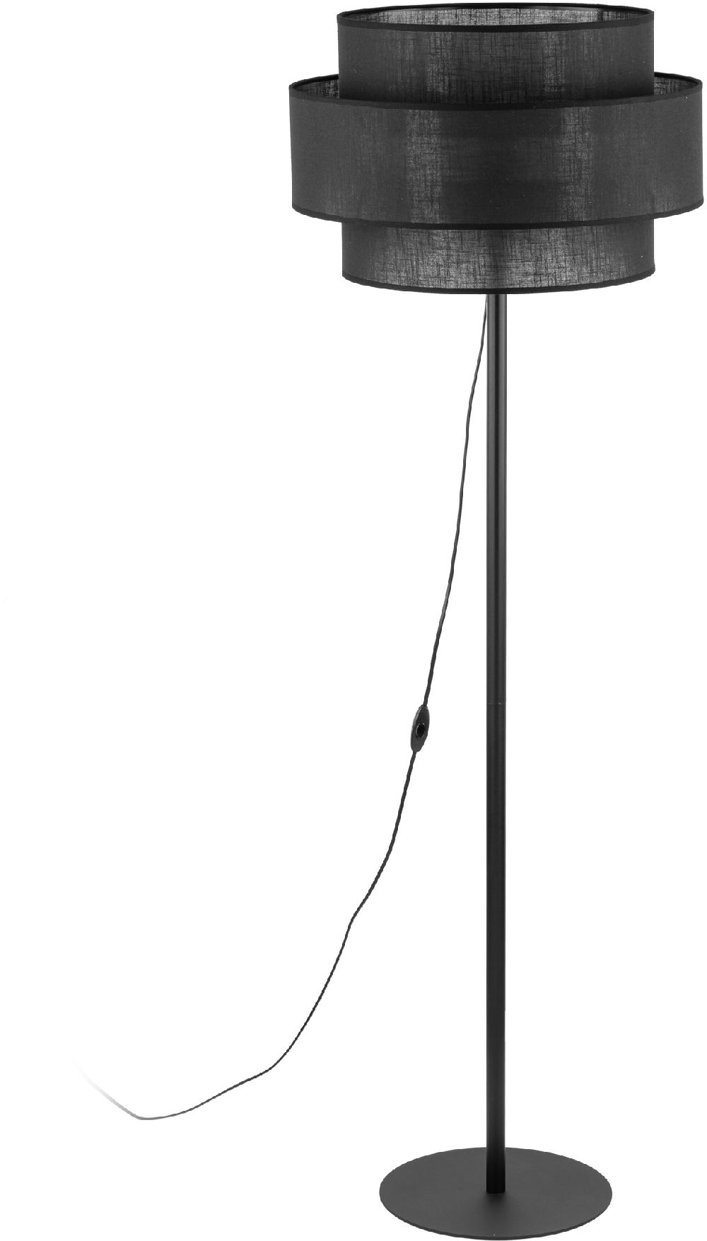 Darmowa Dostawa - Lampa stojąca 1x15 W czarna TK Lighting Calisto 5896