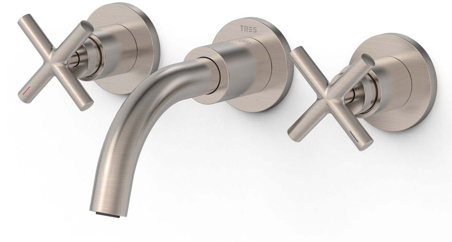 Darmowa Dostawa - Bateria umywalkowa podtynkowa stal Tres Mont Blanc 28330001AC