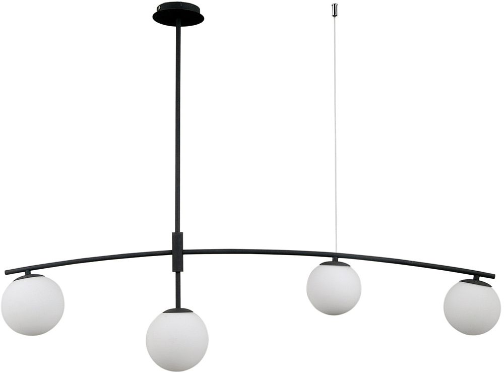 Darmowa Dostawa - Lampa wisząca 4x5 W czarna Italux Senai PND313224ASB