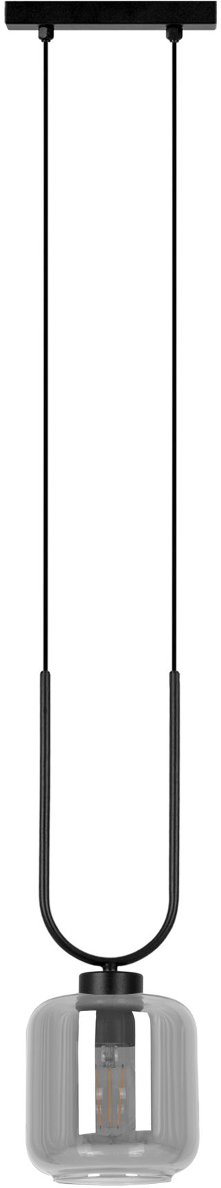 Darmowa Dostawa - Lampa wisząca 1x15 W czarna-grafitowa Kaja Bono K5585