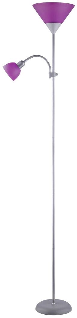 Darmowa Dostawa - Lampa stojąca 2x100 W fioletowa-srebrna Rabalux Action 4020