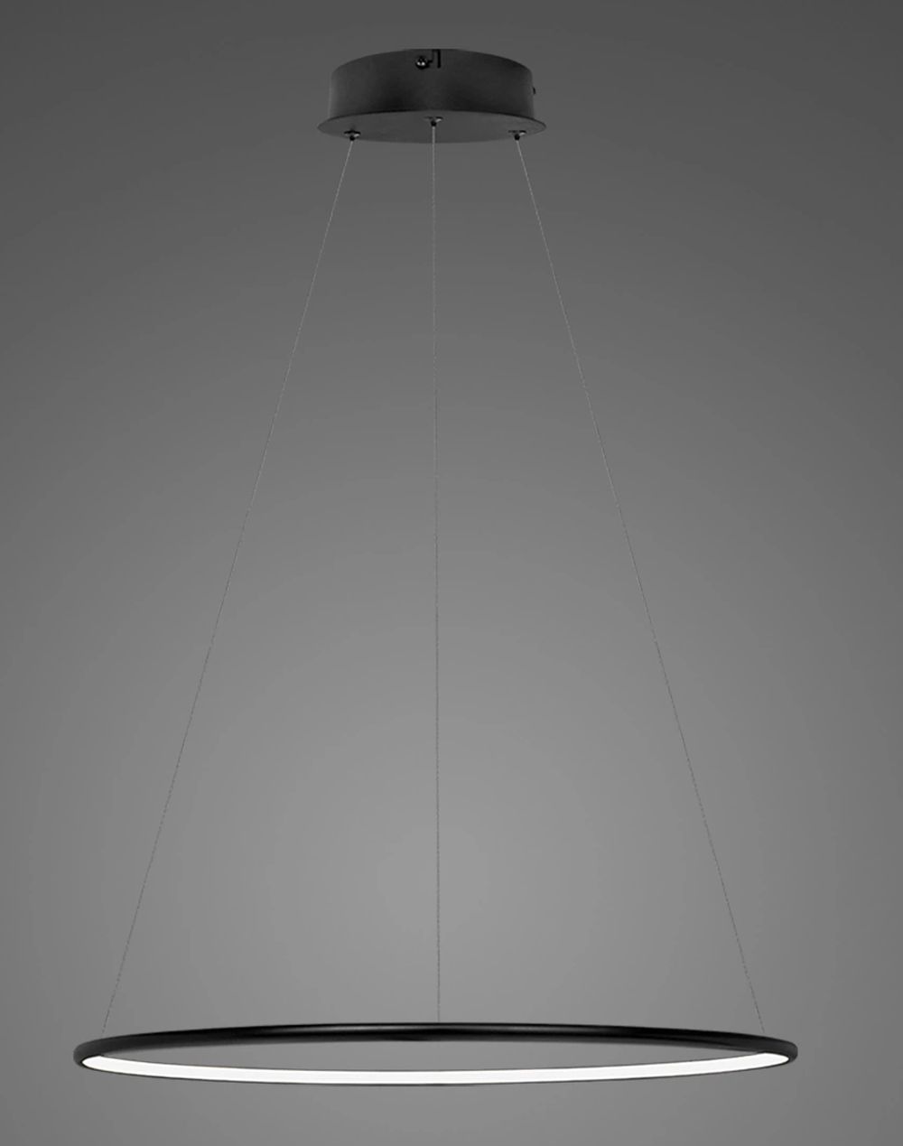Darmowa Dostawa - Lampa wisząca 1x21 W czarna Altavola Design Ledowe Okręgi LA073P40in3k21Wblack